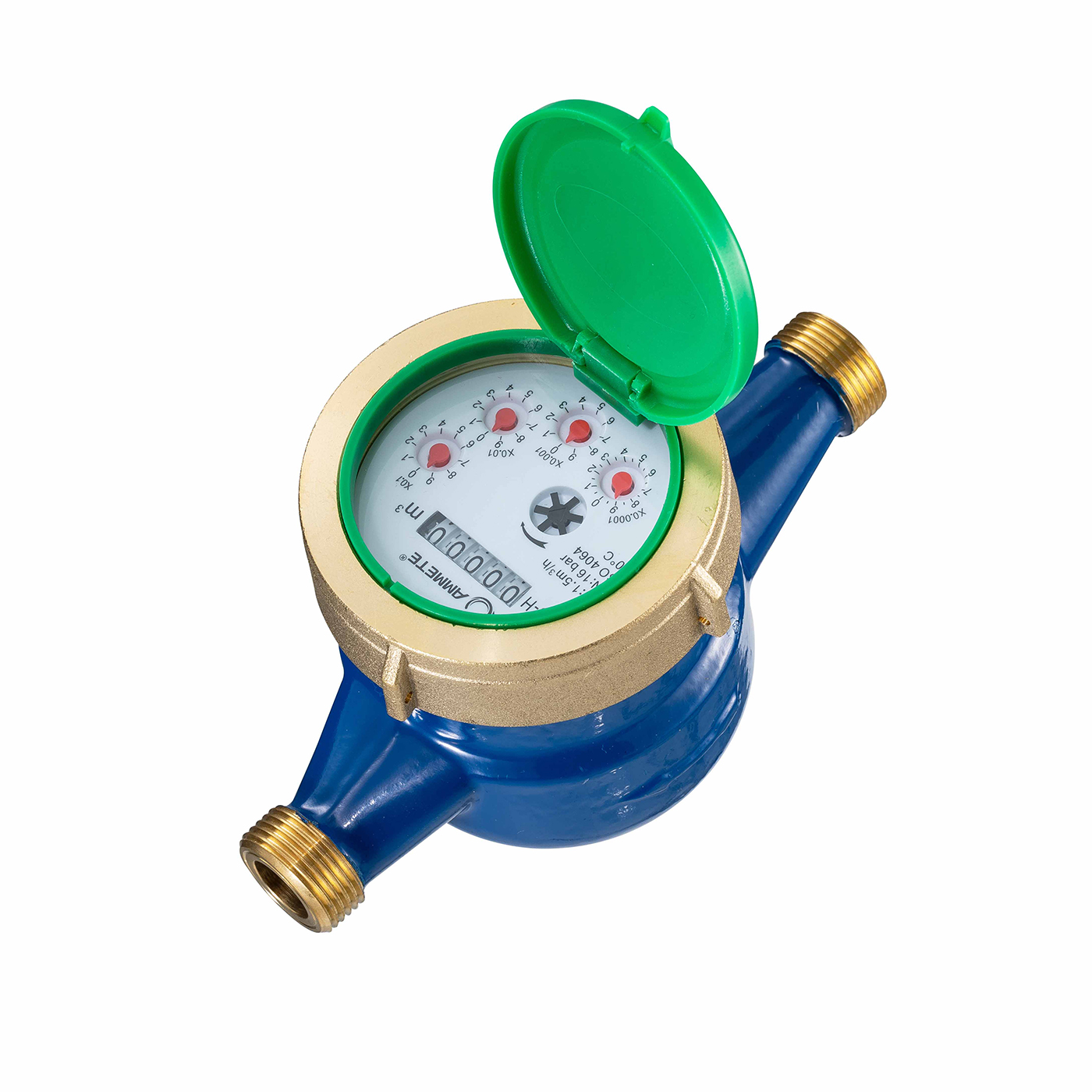 Multi-Jet Liquid Sealed Brass Water Meter